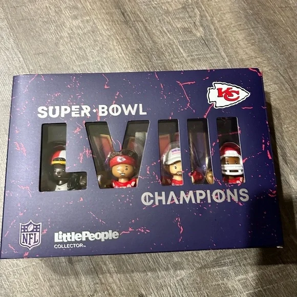 Little People Collector Super Bowl LVIII Champions Kansas City Chiefs Collectors - Picture 4 of 5